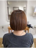 切りっぱなしボブ*mina【津田沼/髪質改善】