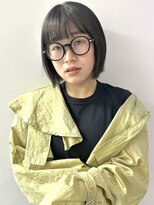 カシェル トウキョウ(Cashel Tokyo) ボブ/暗めオリーブ/透明感カラー/秋冬カラー