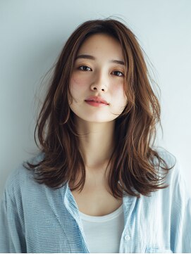 ニスル センター南店(NISURU) 黒髪/クラゲヘアー/オリーブグレー/小顔/ココアベージュ