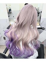 エゴル ナゴヤサカエ(ENGOL NAGOYA SAKAE)&nbsp;坂野貴哉/ホワイトベージュ/デザインカラー/ハイトーンカラー