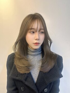 リー 四ツ橋(Lee) レイヤーカット/顔まわりカット/前髪/ヘアカラー