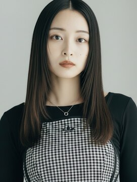 デバイス バイ フレイムス 越谷(DEVICE by Frames) 清楚系大人ストレート20代30代40代◎前髪なし艶髪ロングヘア越谷