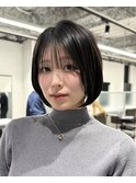 【大人可愛い】黒髪ボブ
