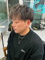 メンズサロン キング 梅田店(Men’s salon K!ng)&nbsp;波巻きツイストスパイラルパーマ/フェザーパーマ/眉毛/メンズ