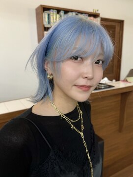 ペレ 梅田(PELE) イメチェン/ピンクベージュ/アンブレラカラー/前髪/梅田