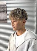 ツイストスパイラルハイライトメッシュキャップフェード柏駅