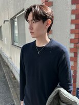 オムファミーユラグ(homme, famille raugh)&nbsp;大人ラフなセンターパート