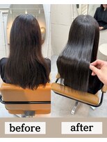 ツム(tumu)&nbsp;髪質改善で叶える艶ストレートロング