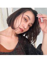 アヴァンス 深井店(AVANCE.)&nbsp;大人ツヤグレージュ×抜けボブ