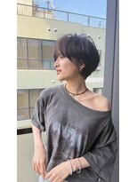 アグ ヘアー ネスト 茨木店(Agu hair nest)&nbsp;大人可愛い20代30代40代丸み小顔ショートボブマッシュ