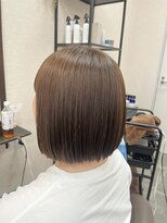 バセット バイ アルター 鎌取店(basset by aL-ter)&nbsp;ハッシュカット/グレージュ/デザインカラー/鎌取