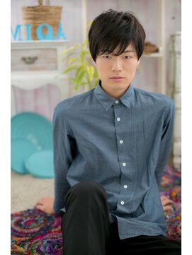 ミック 日暮里店(miq) 流し前髪で優し気に…メンズマッシュショートb