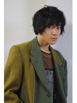 ブークル(boucle)&nbsp;無造作スタイリングのメンズボブ