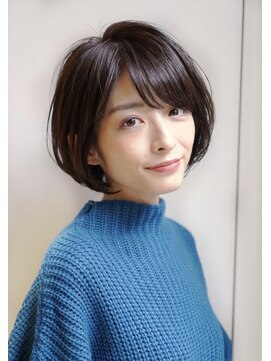 ロンドプランタン 恵比寿(Lond Printemps) 【Lond printemps水野】大人かわいいマニッシュショートボブ73