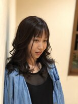 サロン ド ビューティー ラ デュース&nbsp;春パーマ＆ピンクブラウンのダメージレススタイル