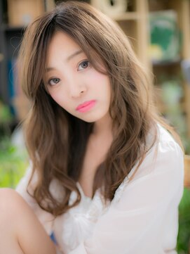 カバーヘア イヴ 戸頭店(COVER HAIR EVE) くせ毛風ヨシンモリかき上げくすみカラーc4戸頭20代30代40代