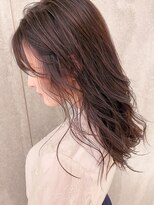 エレノア 梅田店(Eleanor)&nbsp;小顔レイヤー×モカグレージュ