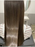 まとまる艶髪☆髪質改善カラー
