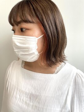 クイントネオリーブ 自由が丘正面口店(quint:neolive) ボブ × inner color