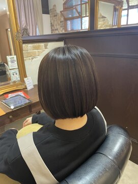 アドラーブル 女池店(adorable) 【アッシュベージュ】【大人可愛い】【ボブ】【20代30代】