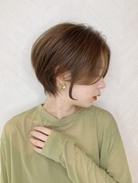 ロンド ストラーダ 心斎橋(Lond strada)&nbsp;ショート×ハイライト白髪ぼかし×シルキーベージュ[心斎橋]