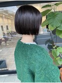 暗髪／ボブ