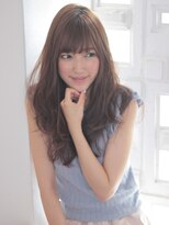 メゾンシルク(Maison Cirque.)&nbsp;大人キレイ　小顔ひし形シルエットフェザーロング