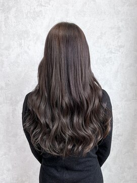 デミヘアー(Demi hair) ショコラブラウン×ゆるふわウェーブ