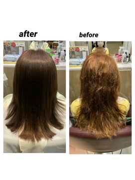髪質改善 ソアリス 烏丸丸太町店(soiris) 髪質改善サードトリートメント　仕上げは乾かしただけです