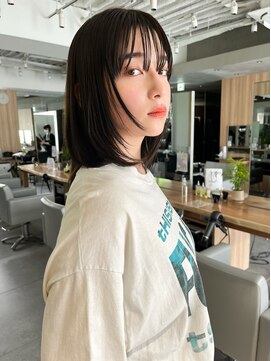 ミンクス 原宿店(MINX) 表参道原宿 レイヤーボブ 顔周りカット レイヤーヘアカット