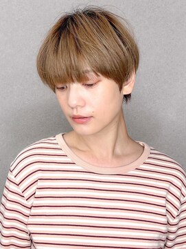 メゾンバイハバナ(maison by HAVANA) 20代30代大人かわいい斜めバンググレージュカラー小顔前髪ボブ