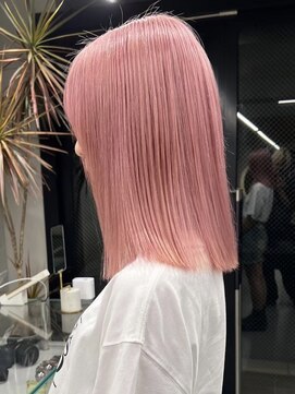 ソル ジングウマエ(SOL JINGUMAE) ダブルカラーピンクベージュベージュカラーケアブリーチレイヤー