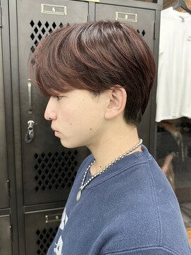 ギークス(GEEKS) 【GEEKS渋谷】マッシュ/レッドブラウン/韓国風/シースルー/2way