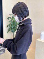 スニュウ(snuw)&nbsp;【snuw_hotaru】ケアカラー透明感カラーグレージュカラーボブ