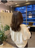 ことりベージュミルクティーベージュシースルーカラー大人可愛い