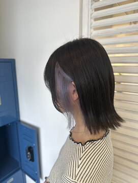 フレリス(FreRis) パープルブルー［守谷/インナーカラー/ブリーチ］