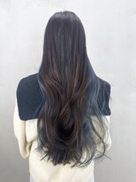 アイティー バイ アルバム 中野店(IT by ALBUM) レイヤーロングブルーグレージュ美髪グレージュカラー_ba493241