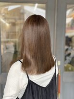 アンダーバーホワイトモデ 河内長野(_WHITE mode)&nbsp;◎30代40代大人可愛い髪質改善カラーラベンダーグレージュ透明感