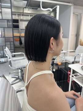 ディジョン(Dijon) 韓国顔まわりレイヤーカットグレージュオリーブベージュブラウン