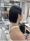 韓国顔まわりレイヤーカットグレージュオリーブベージュブラウン