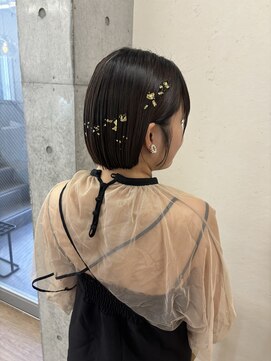 エフバイラブランシュ 大宮東口店(ef by La Blanche) 箔付きタイトヘアアレンジ/大宮東口タイトヘアアレンジ