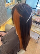 リトルフェイスウノ 新越谷西口駅前店(little face UNO)&nbsp;オレンジインナーカラ