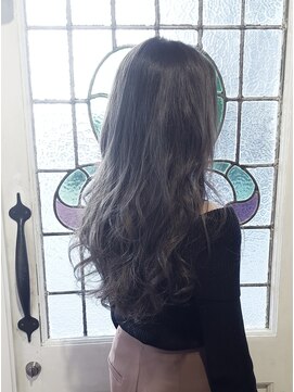 ローグ ヘアー 金町店(Rogue HAIR) 大人可愛い秋色くすみベージュオリーブカラーレイヤーパーマ