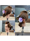 つるん、艶んなシニヨンヘアーアレンジ