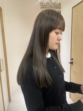 ニール 名古屋 伏見 丸の内(NEELU) 【Neelu_hina】ブリーチなしオリーブベージュ