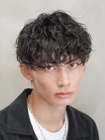 テン 心斎橋(tenn.)&nbsp;マッシュウルフカット波巻きパーマツイストスパイラルパーマ★