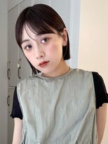 ガーデンヨコハマ(GARDEN YOKOHAMA) イメチェン 外ハネボブ シースルー 2wayバング カシスカラー