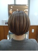 【立川  ハイライトイノアカラーショート 30代40代50代60代】