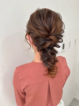 ヘアセットサロン アッシュ 神戸三宮(Ash) ふわふわあみおろし
