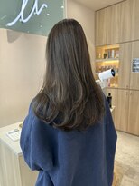 ウェイズトウキョウ 新宿店(Ways TOKYO)&nbsp;レイヤーカット　オリーブベージュ　ロングヘア